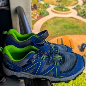 Merrell Trail Quest Unisex Blue Hiking Shoes